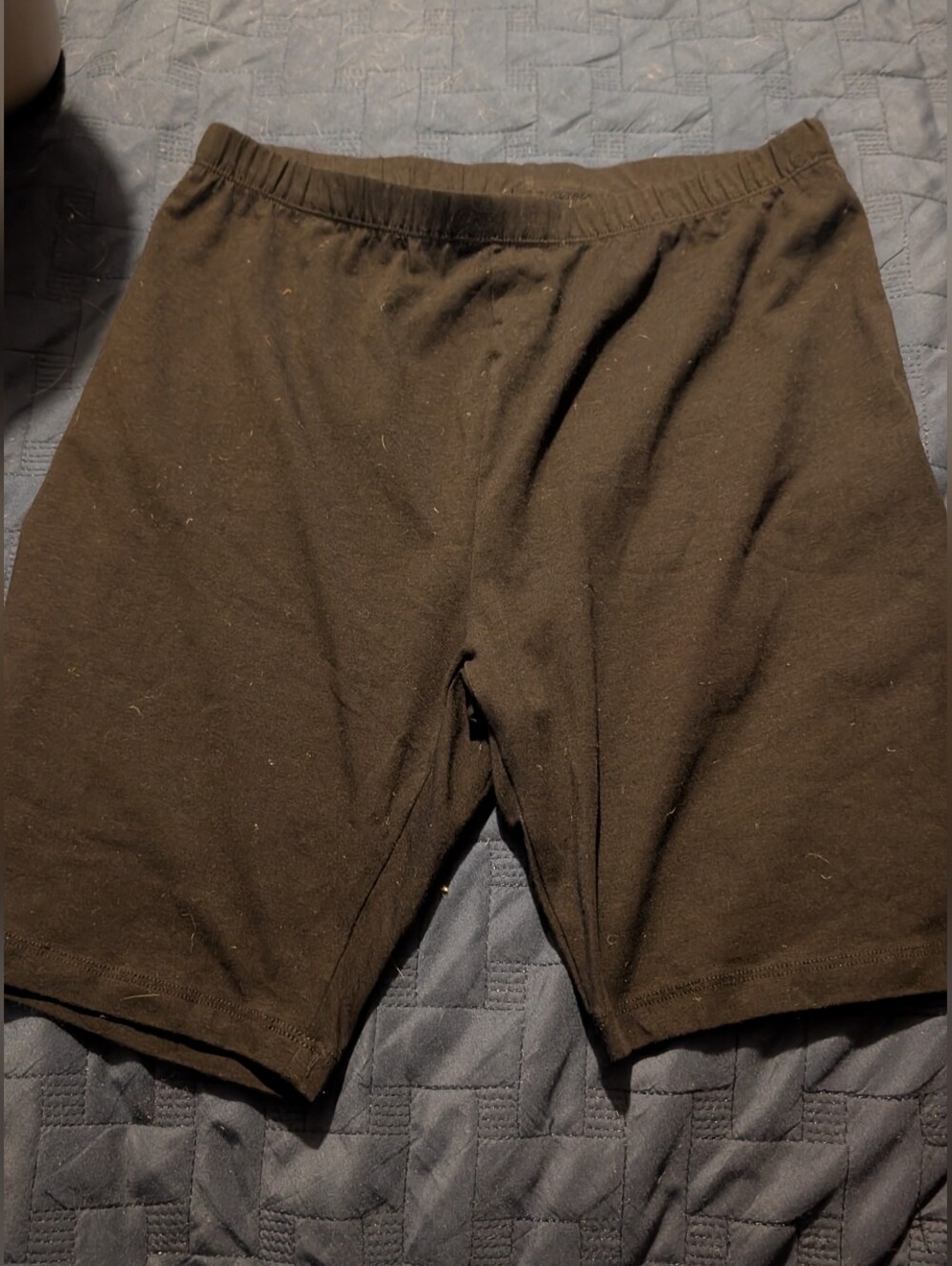 Women's Zenana Black Bike Shorts 2 PAIR Stretch Shorts